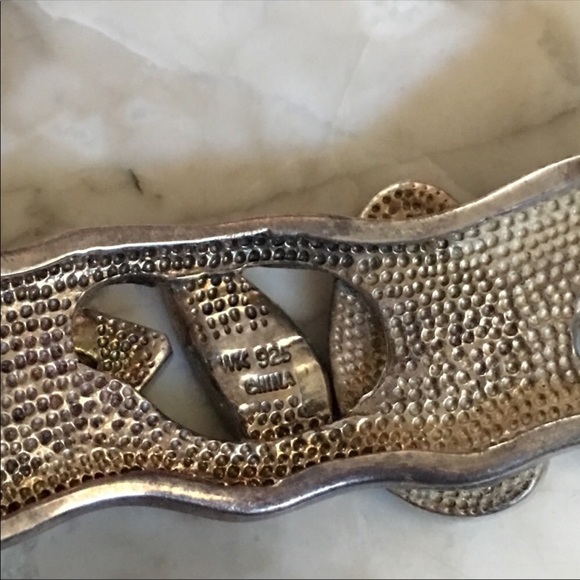 Vintage Opal sterling silver cuff - Picture 6 of 9